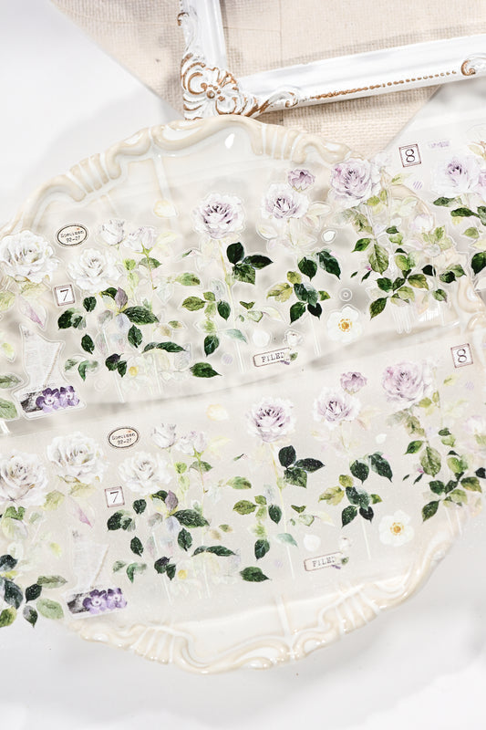 No Man's Land — Vintage Die-Cut PET Tape, Korean Aesthetic Journaling Tape | Glacier Journal