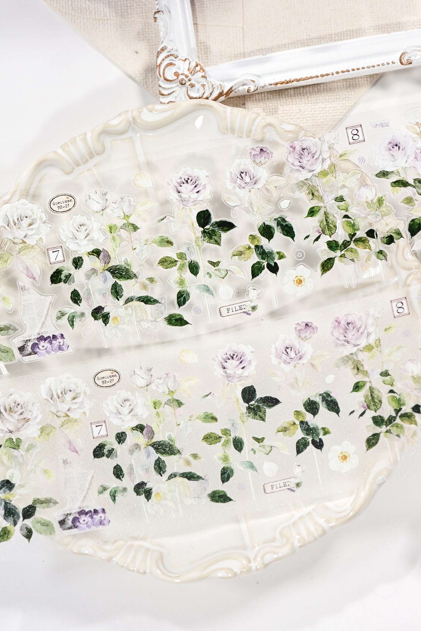 No Man's Land — Vintage Die-Cut PET Tape, Korean Aesthetic Journaling Tape | Glacier Journal