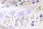 Bramble-Periwinkle  PET/Washi tape, Wildberry,Pre-cut. Journal supplies, scrapbook supplies, planner sticker, journal stickers.
