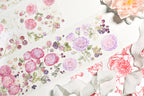 Bramble-Periwinkle  PET/Washi tape, Wildberry,Pre-cut. Journal supplies, scrapbook supplies, planner sticker, journal stickers.