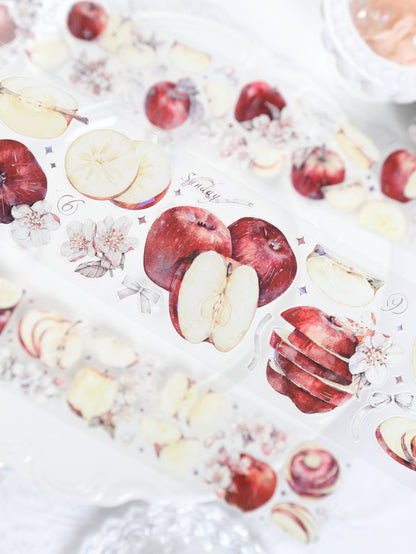 Watercolor Apples (Crimson Crisp / Emerald Crisp) PET Tape