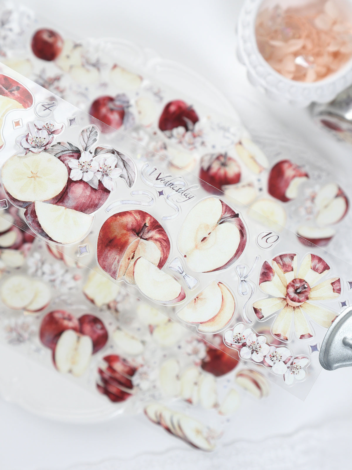 Watercolor Apples (Crimson Crisp / Emerald Crisp) PET Tape