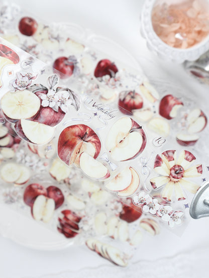Watercolor Apples (Crimson Crisp / Emerald Crisp) PET Tape