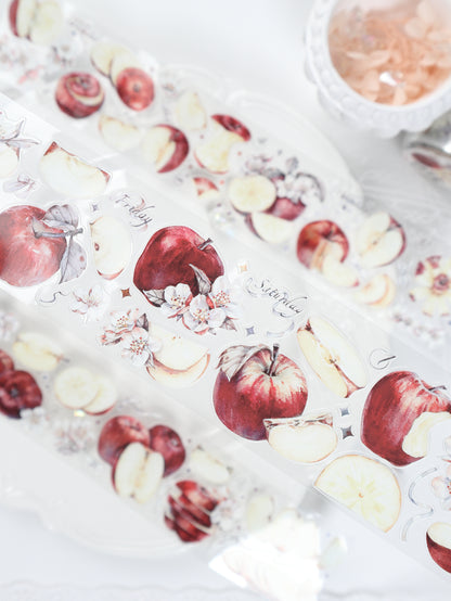 Watercolor Apples (Crimson Crisp / Emerald Crisp) PET Tape
