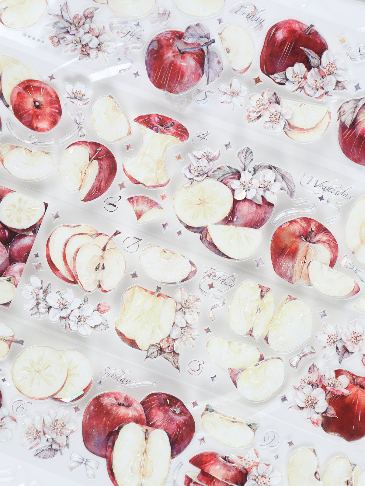 Watercolor Apples (Crimson Crisp / Emerald Crisp) PET Tape