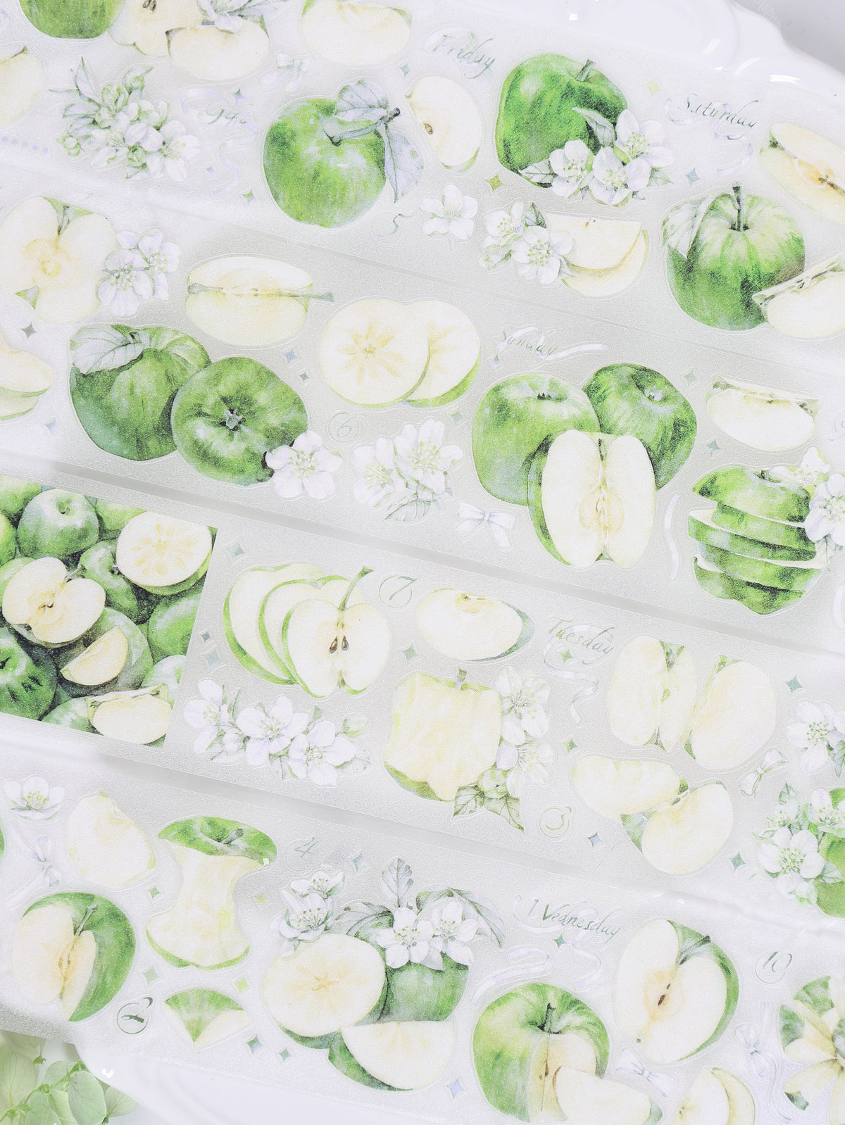 Watercolor Apples (Crimson Crisp / Emerald Crisp) PET Tape