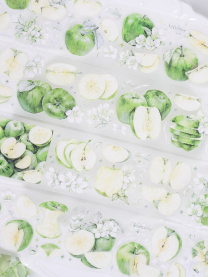 Watercolor Apples (Crimson Crisp / Emerald Crisp) PET Tape