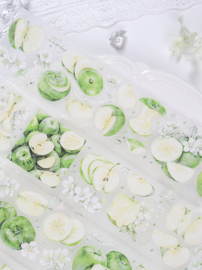 Watercolor Apples (Crimson Crisp / Emerald Crisp) PET Tape