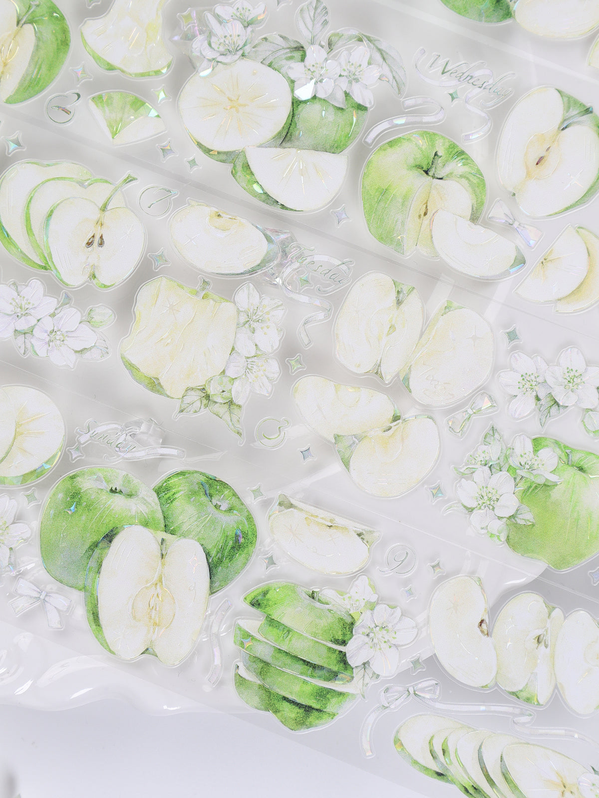 Watercolor Apples (Crimson Crisp / Emerald Crisp) PET Tape