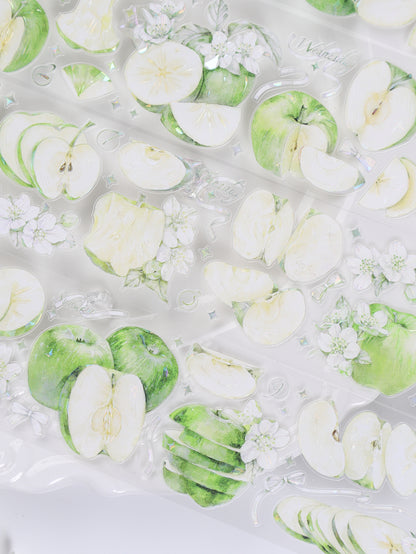 Watercolor Apples (Crimson Crisp / Emerald Crisp) PET Tape