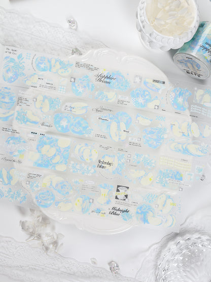 Y2K Cyan Apples PET Tape