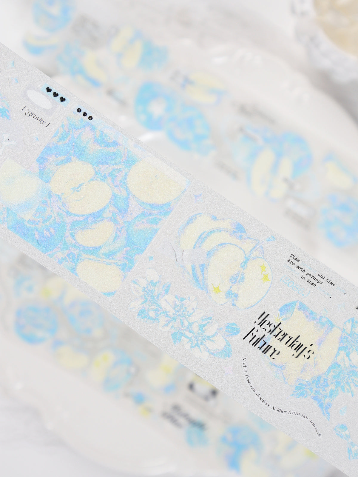 Y2K Cyan Apples PET Tape